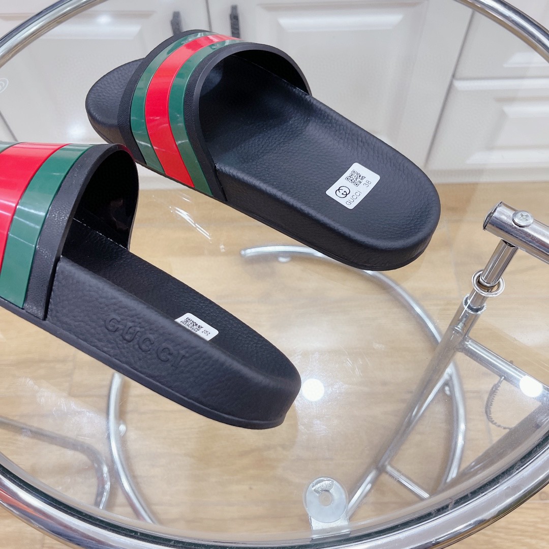 Gucci Women’s Slide Sandal With Web Black For Women 407345