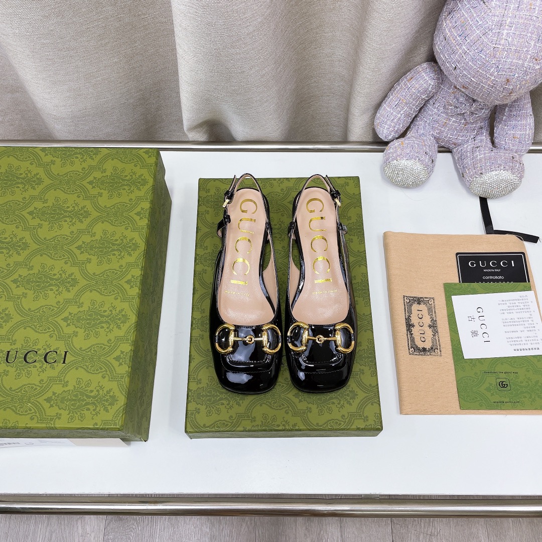 Gucci Women’s Slingback With Horsebit Black For Women GG