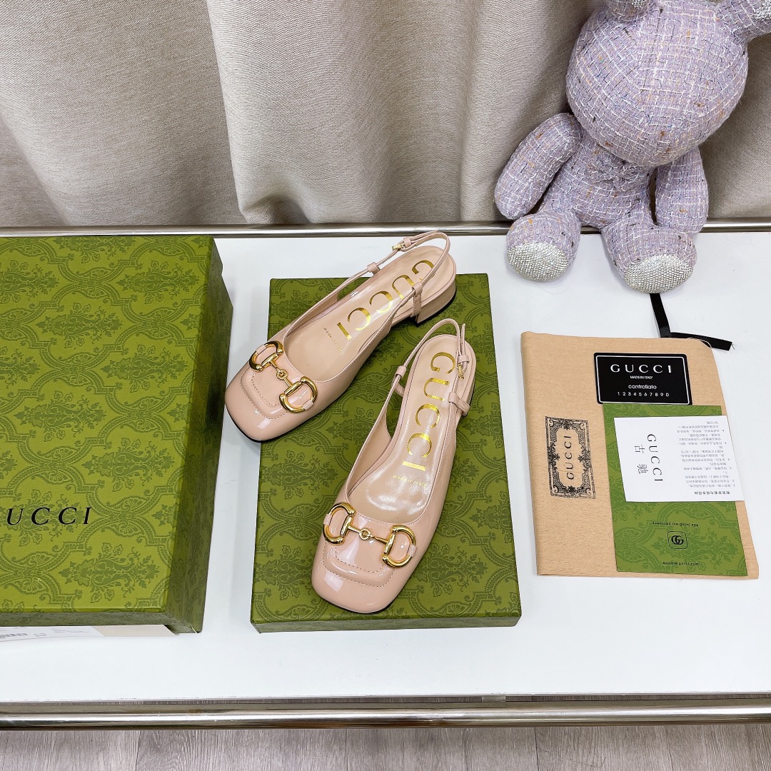 Gucci Women’s Slingback With Horsebit Pink For Women GG