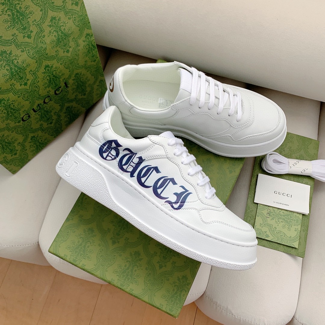 Gucci Women’s Sneaker White With Gucci Print For Women 670408 1XL10