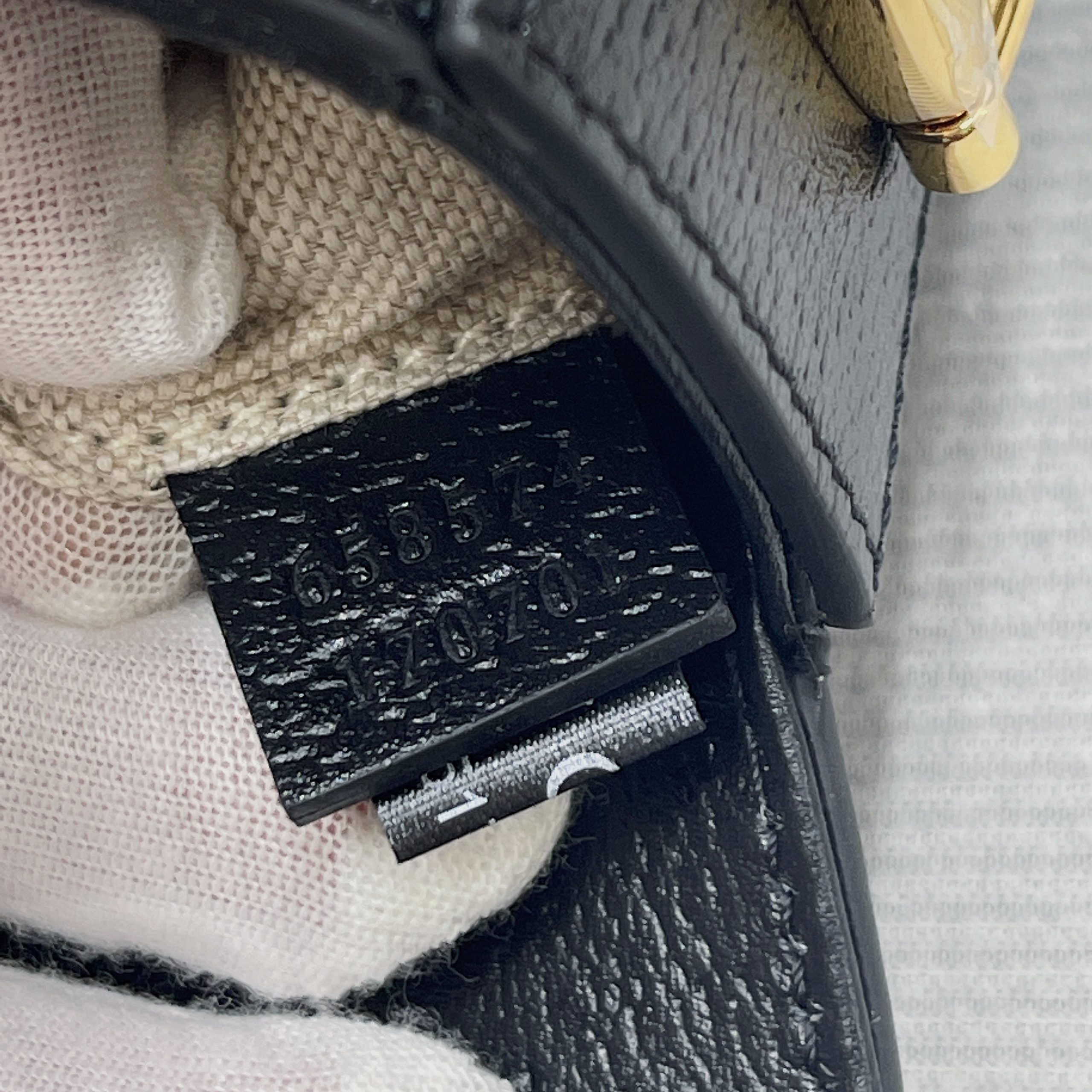 Gucci x Adidas Horsebit 1955 Mini Bag Black For Women, Women’s Bags 8.1in/21cm