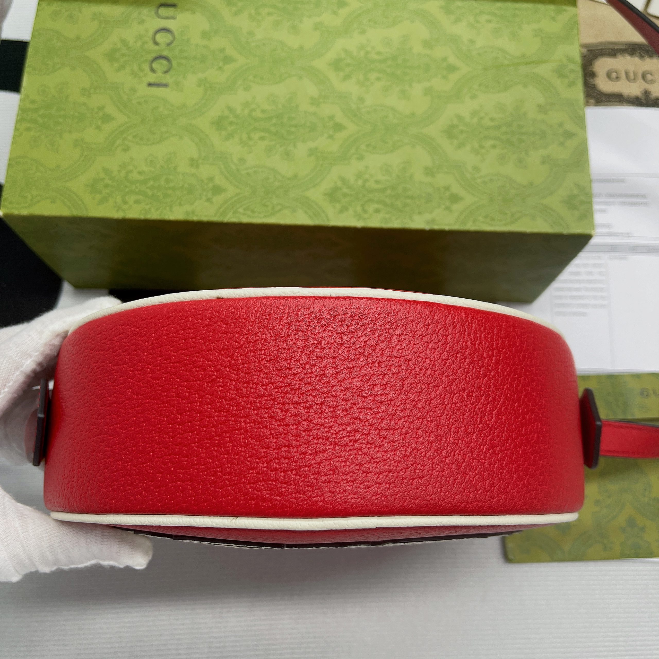 Gucci x Adidas Ophidia Shoulder Bag Red For Women, Women’s Bags 8.6in/22cm GG 702626 DJ24T 6484