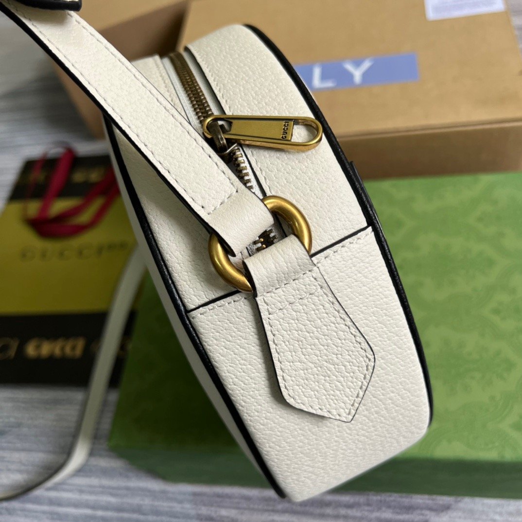 Gucci x Adidas Ophidia Shoulder Bag White For Women, Women’s Bags 8.6in/22cm GG 702626 DJ24T 8847