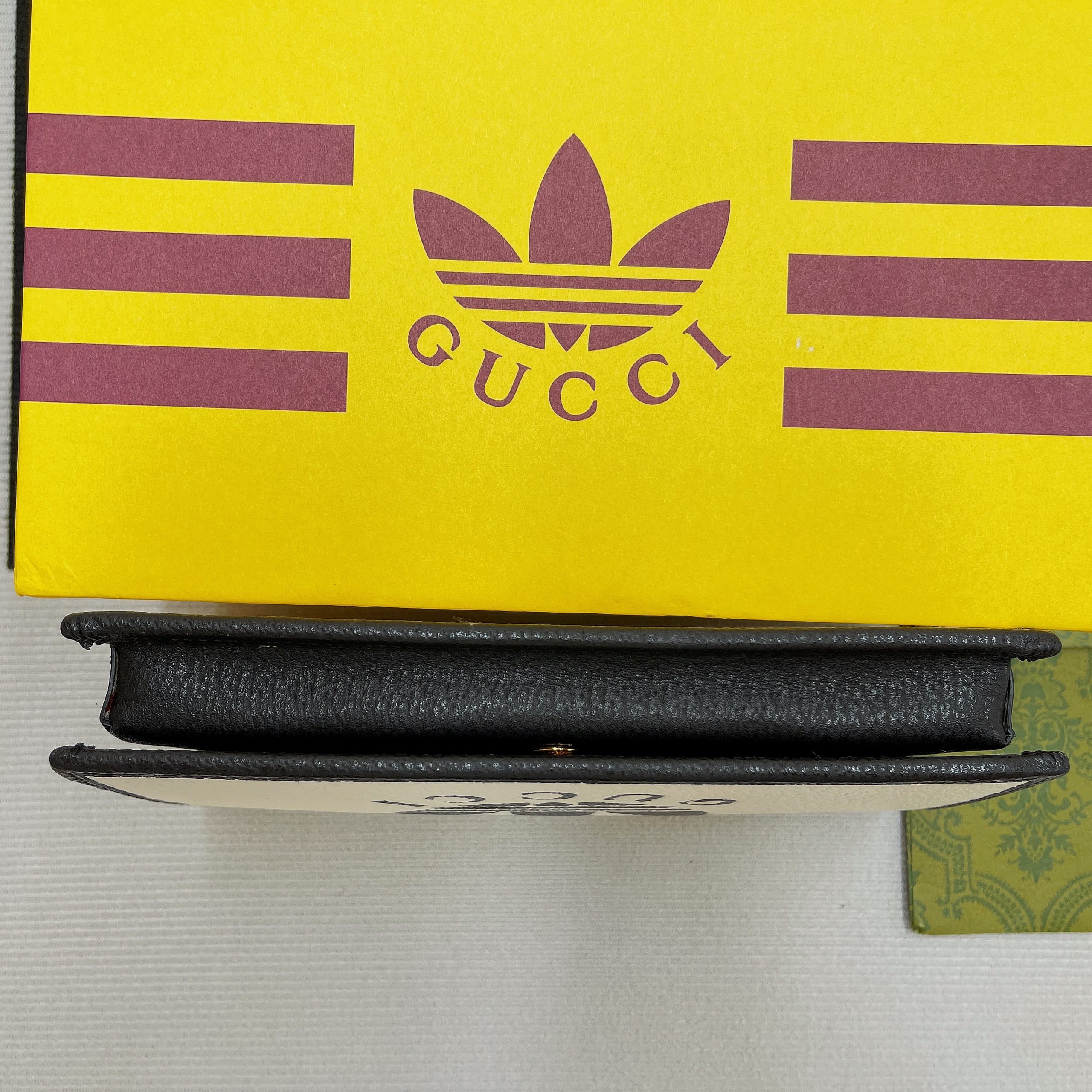 Gucci x Adidas Wallet With Chain White For Women, Women’s Bags 7.5in/19cm GG 621892 UZ3BG 8847