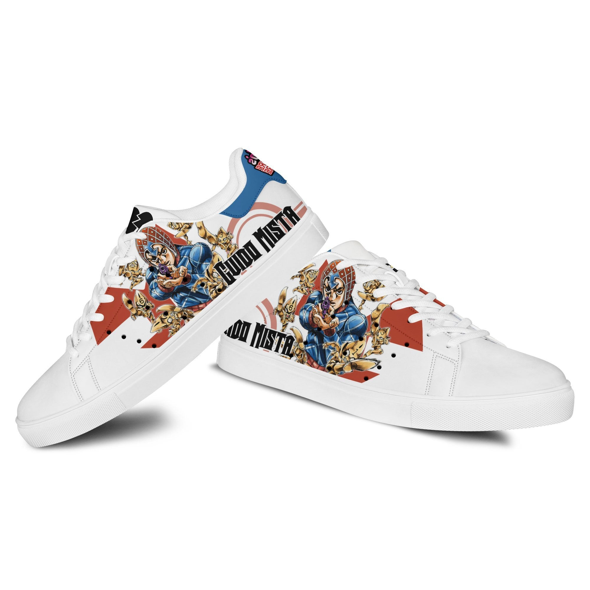 Guido Mista Skate Sneakers Custom Anime Jojo’s Bizarre Adventure Shoes