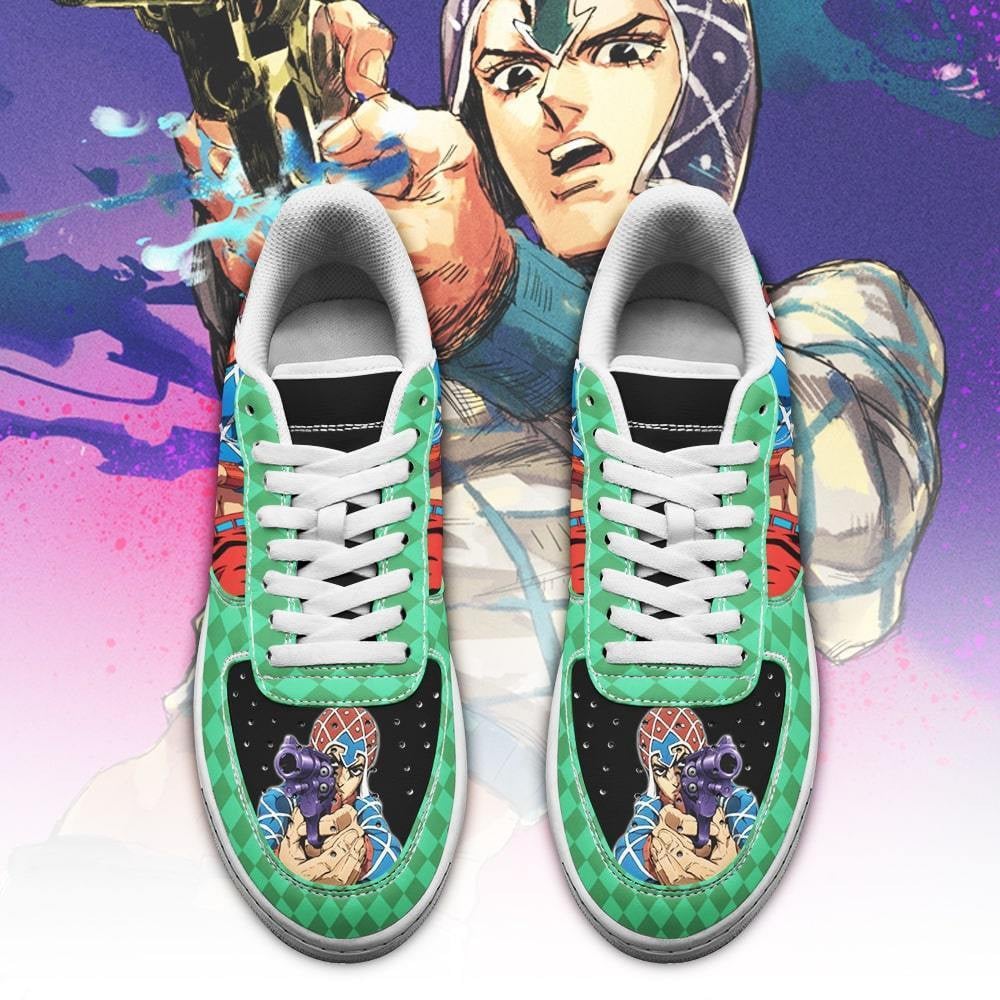 Guido Mista Sneakers JoJo Anime Shoes Fan Gift Idea