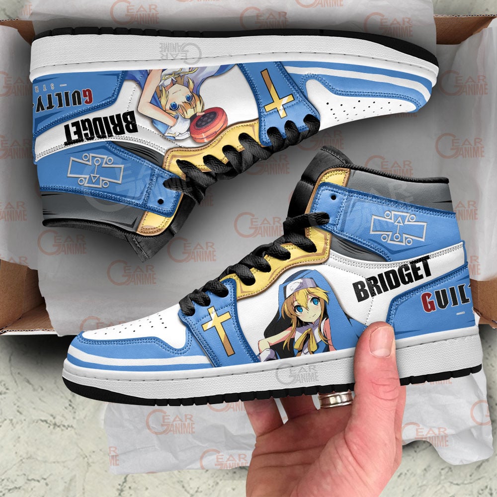 Guilty Gear Bridget Shoes For Anime Fans, Air Jordan Hightop