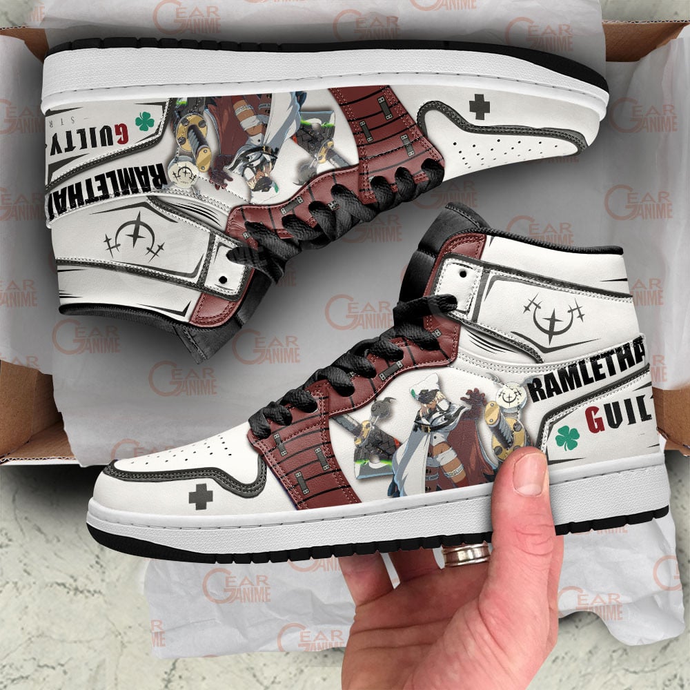 Guilty Gear Ramlethal Valentine Anime Shoes, Air Jordan Hightop