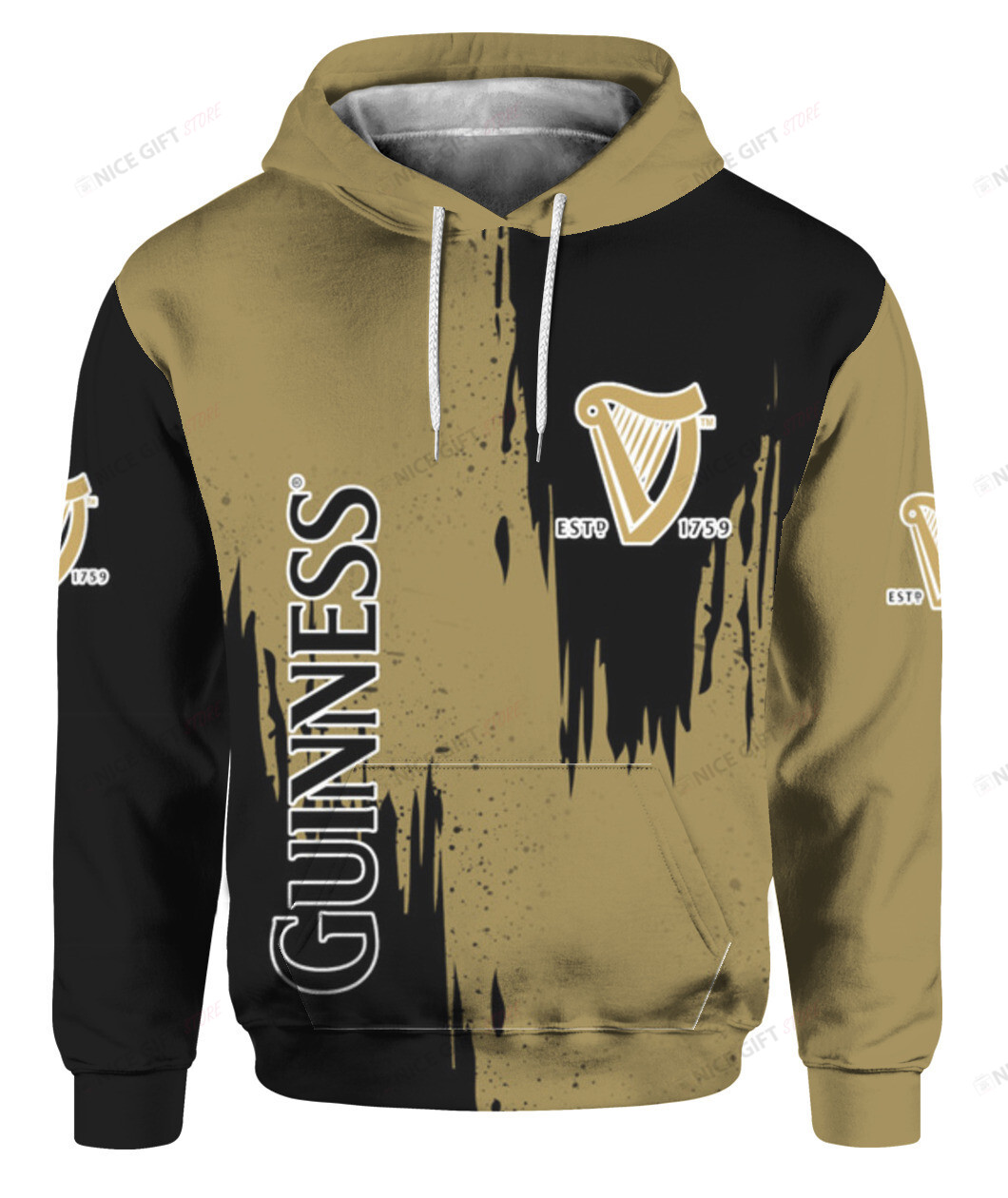 Guinness 3D Hoodie Gift For Fans