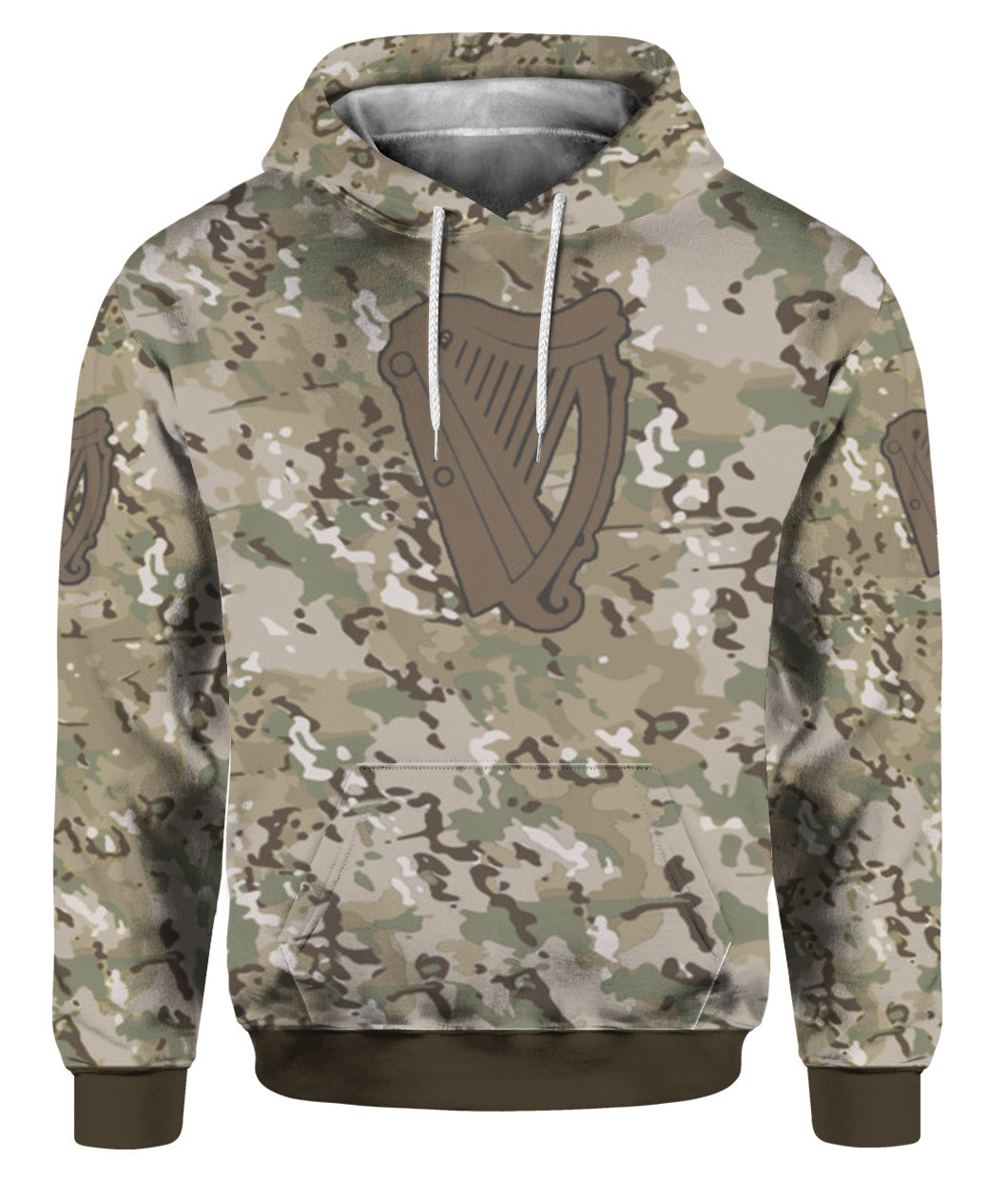 Guinness Camouflage 3D Hoodie Gift For Fans
