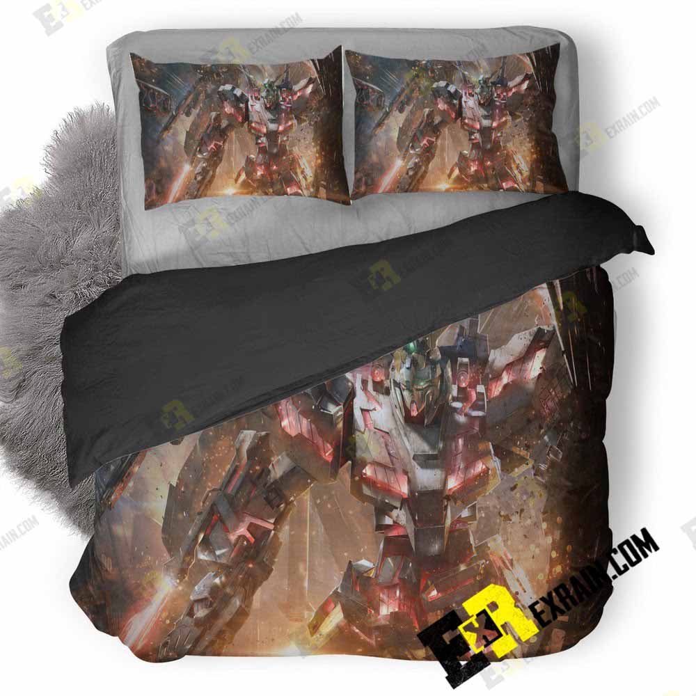 Gundam Versus Do 3D Customized Duvet Cover Bedding Set