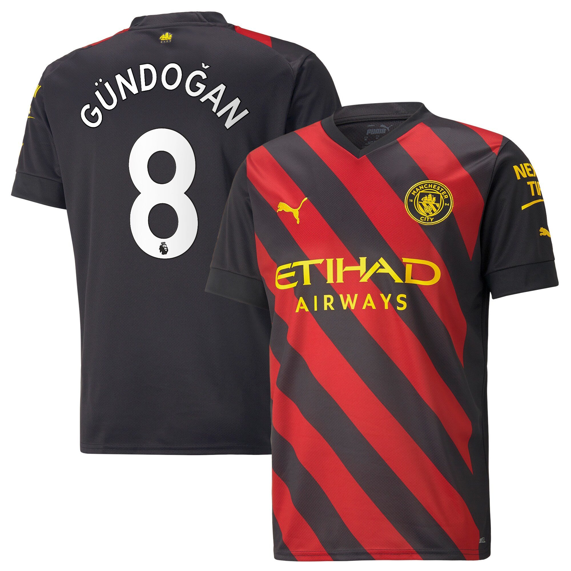 Gundogan 8 Manchester City Men 2022/23 Away Jersey – Black