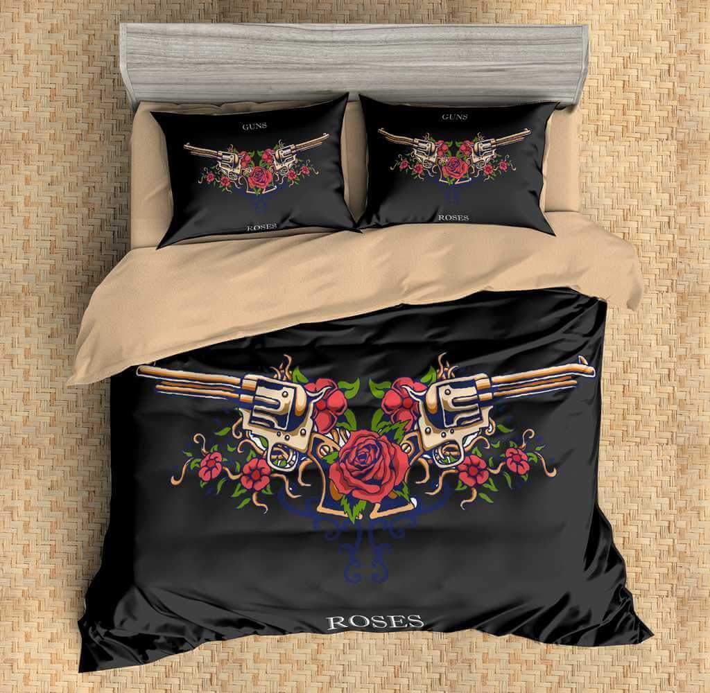 Guns N’ Roses 3D Customized Duvet Cover Bedding Set