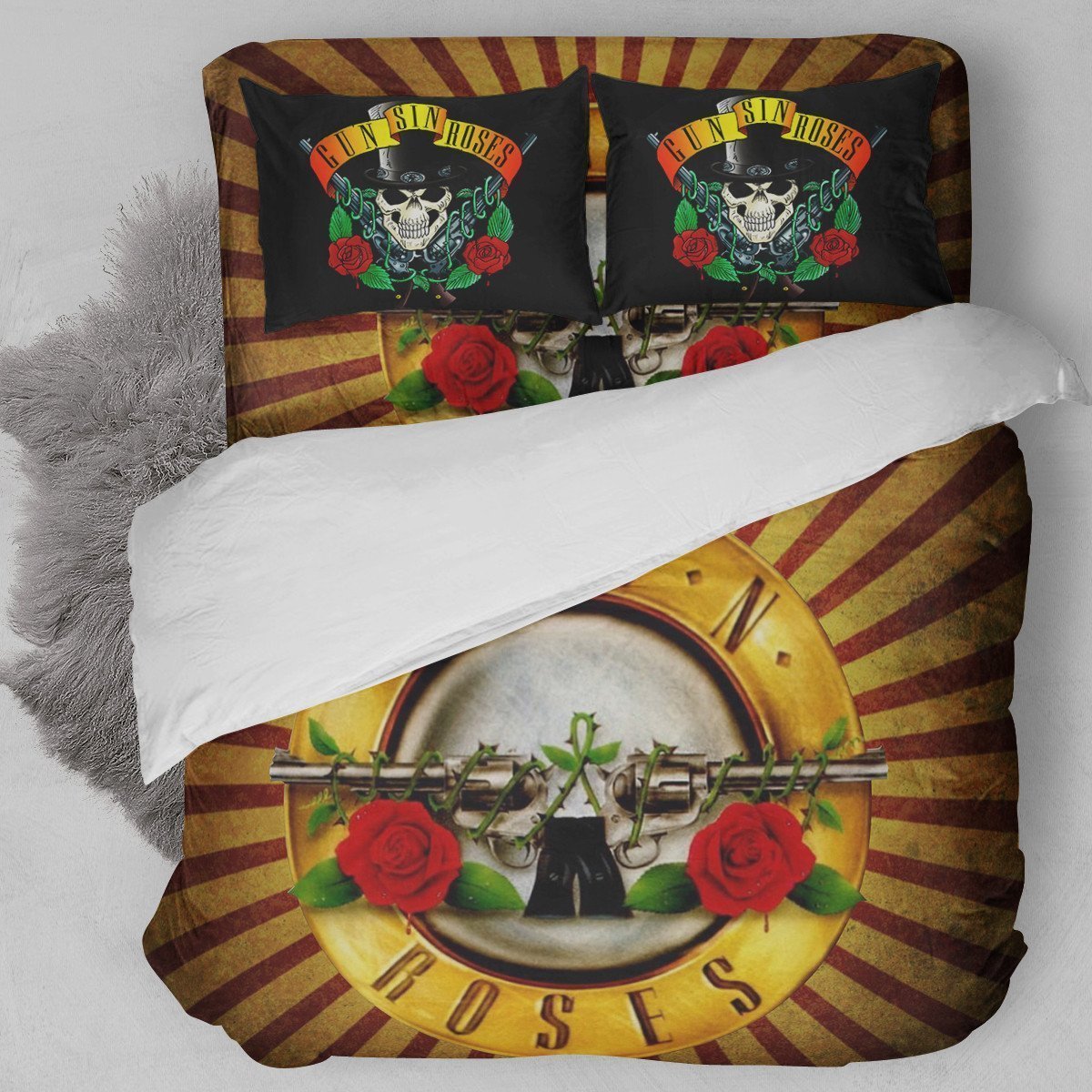 Guns N’ Roses Duvet Cover Bedding Set