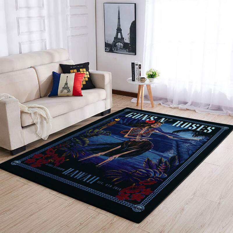 Guns N’ Roses Honolulu Rectangle Rug