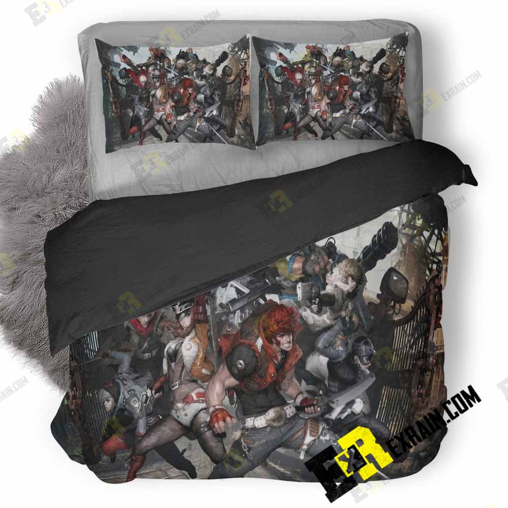 Gunz Game 3D Customized Duvet Cover Bedding Set