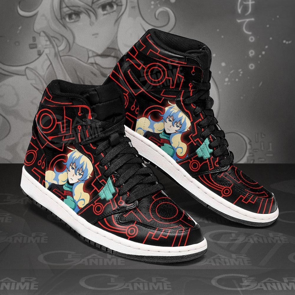 Gurren Lagann Anti-Spiral JD1s Sneakers Anime Shoes, Air Jordan Hightop