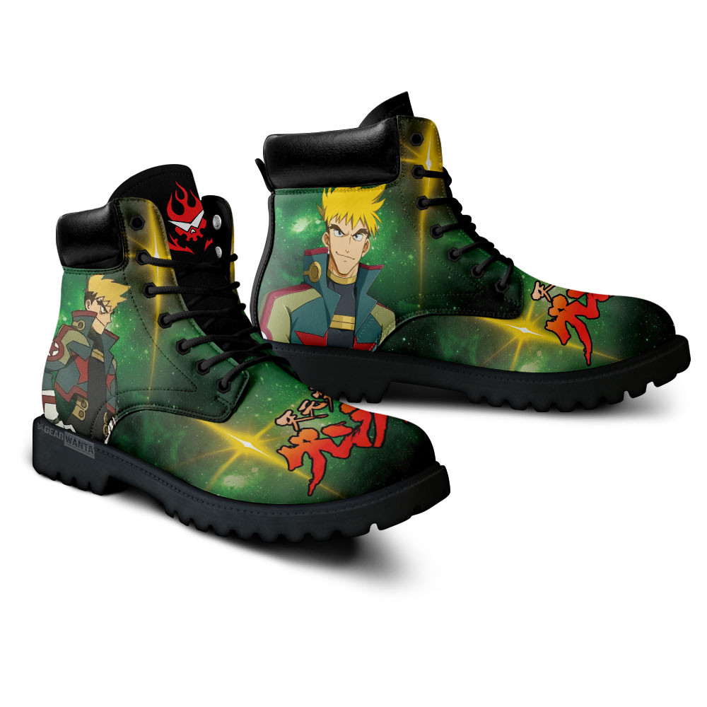 Gurren Lagann Kittan Bachika Boots Anime Custom Shoes