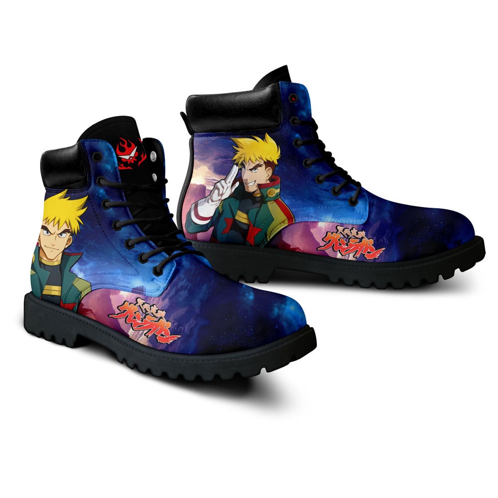 Gurren Lagann Kittan Bachika Boots Anime Custom Shoes
