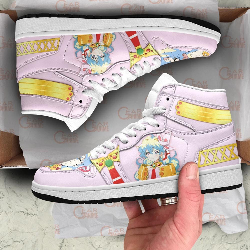 Gurren Lagann Nia Teppelin JD1s Sneakers Anime Shoes, Air Jordan Hightop