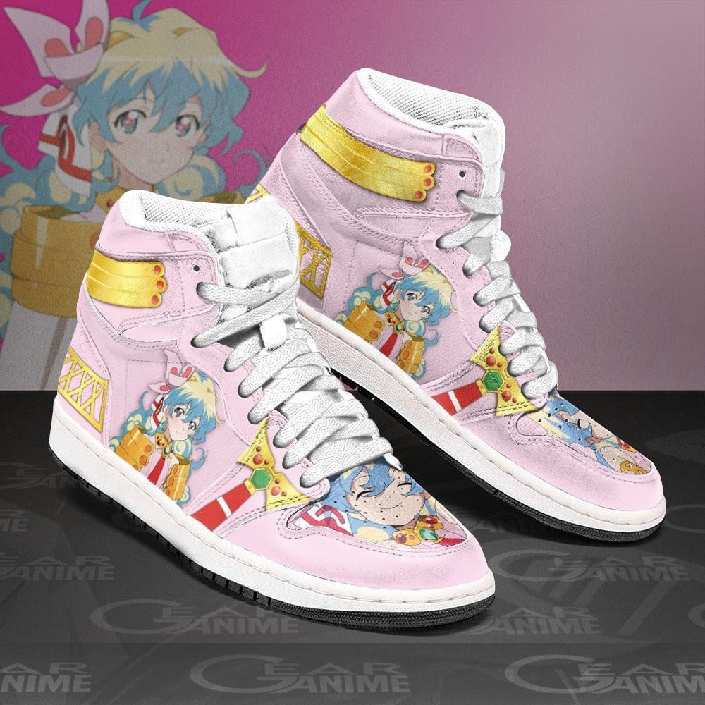 Gurren Lagann Nia Teppelin JD1s Sneakers Anime Shoes, Air Jordan Hightop