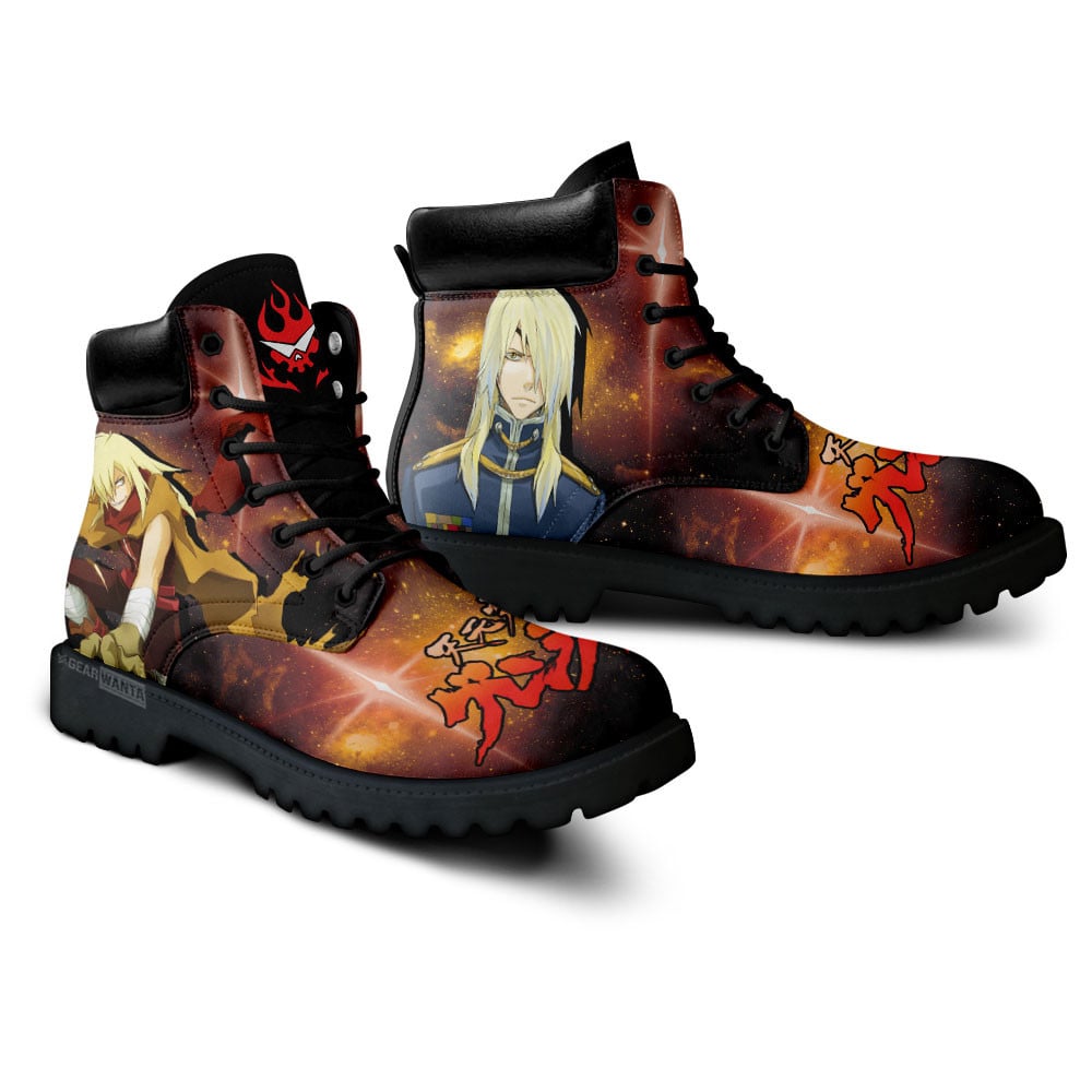 Gurren Lagann Viral Boots Anime Custom Shoes