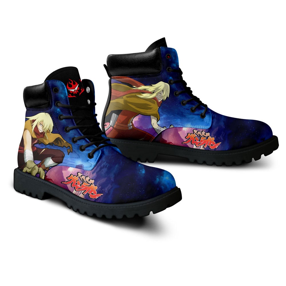 Gurren Lagann Viral Boots Anime Custom Shoes