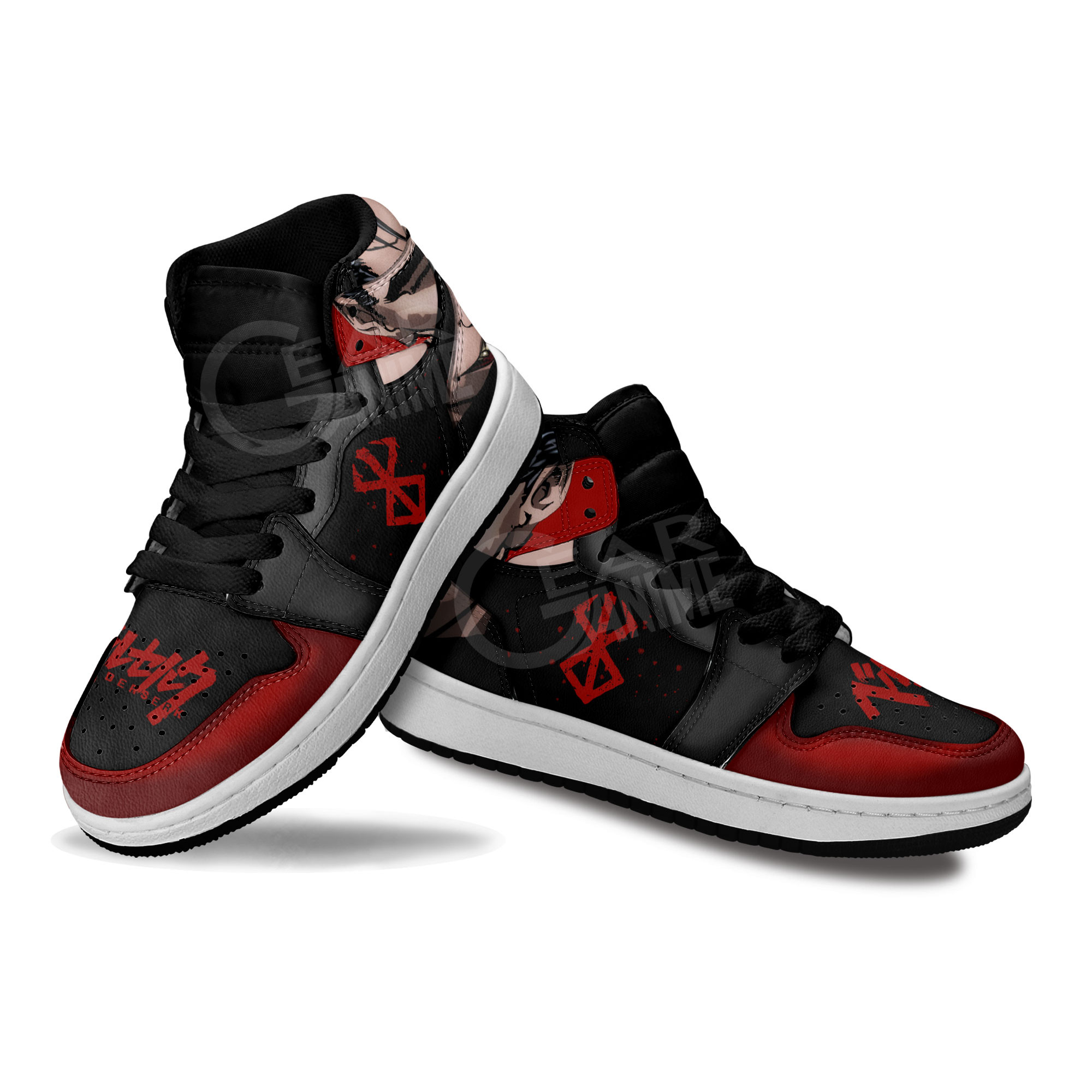 Guts Kids Sneakers Berserk Anime Kids Shoes