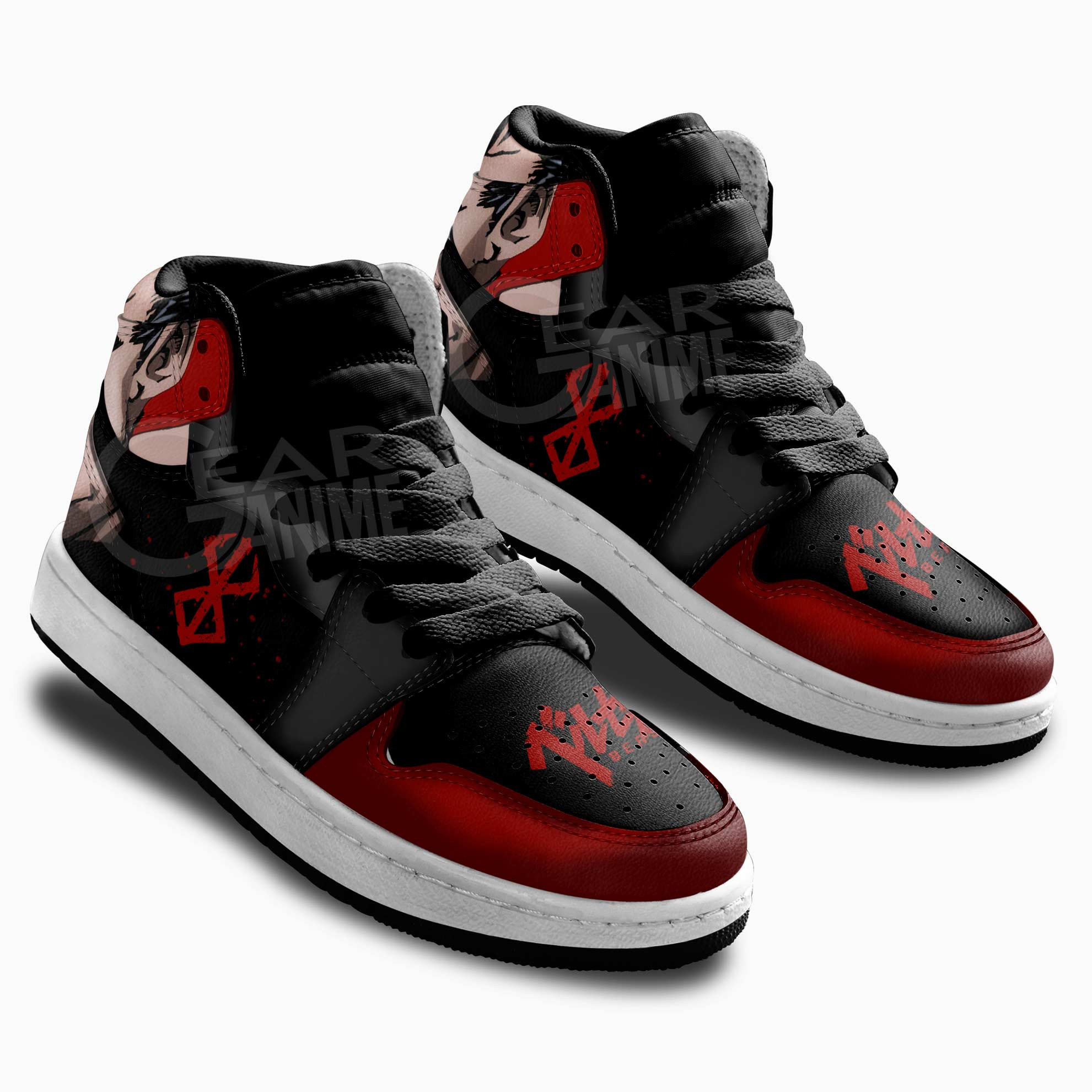Guts Kids Sneakers Berserk Anime Kids Shoes