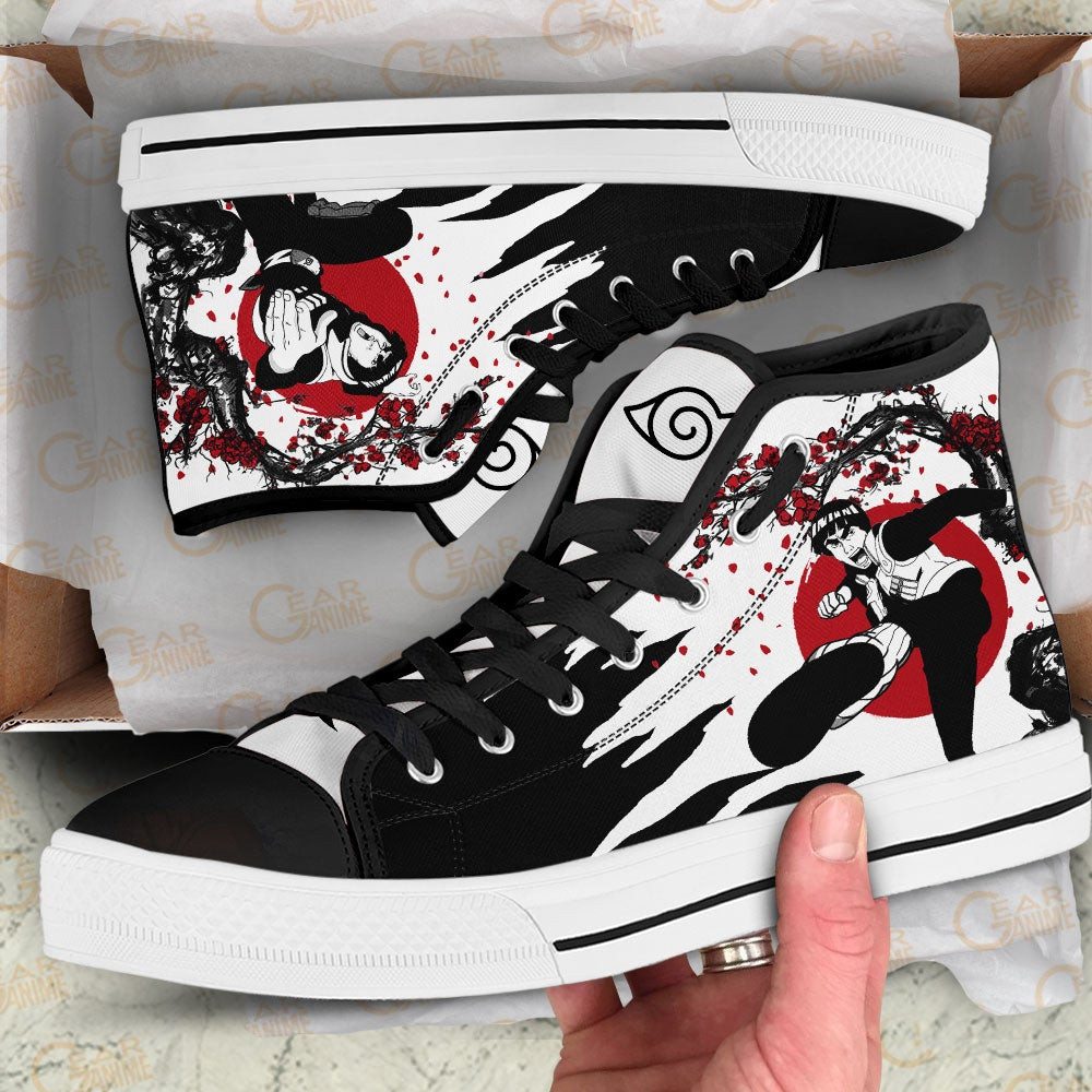 Guy Might High Top Shoes Custom NRT Anime Sneakers Japan Style