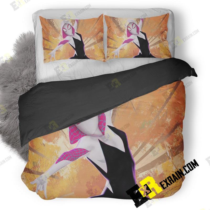 Gwen Stacy Spider Man Into The Spider Verse O 3D Customized Duvet Cover Bedding Set