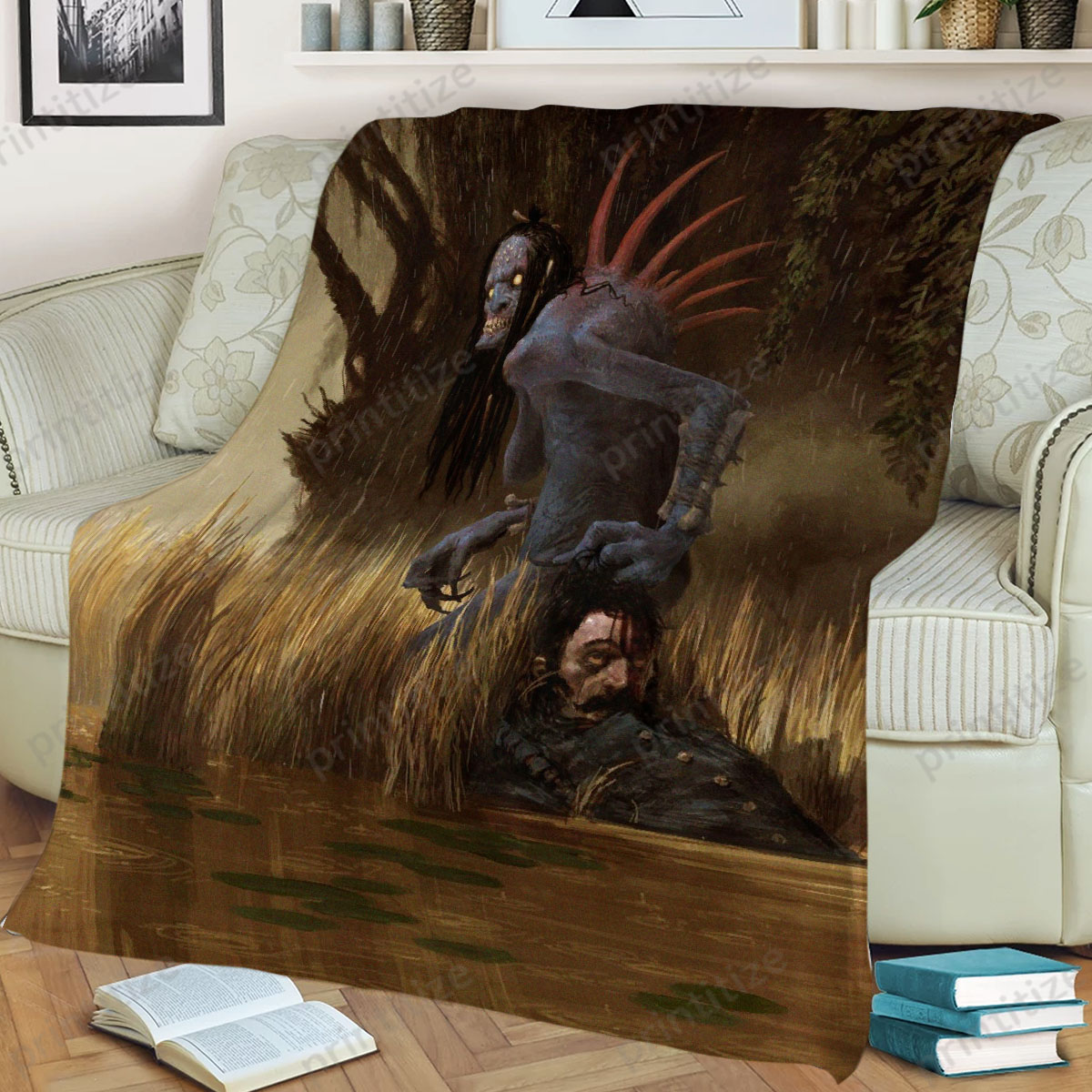 Gwent Abaya Fleece Blanket