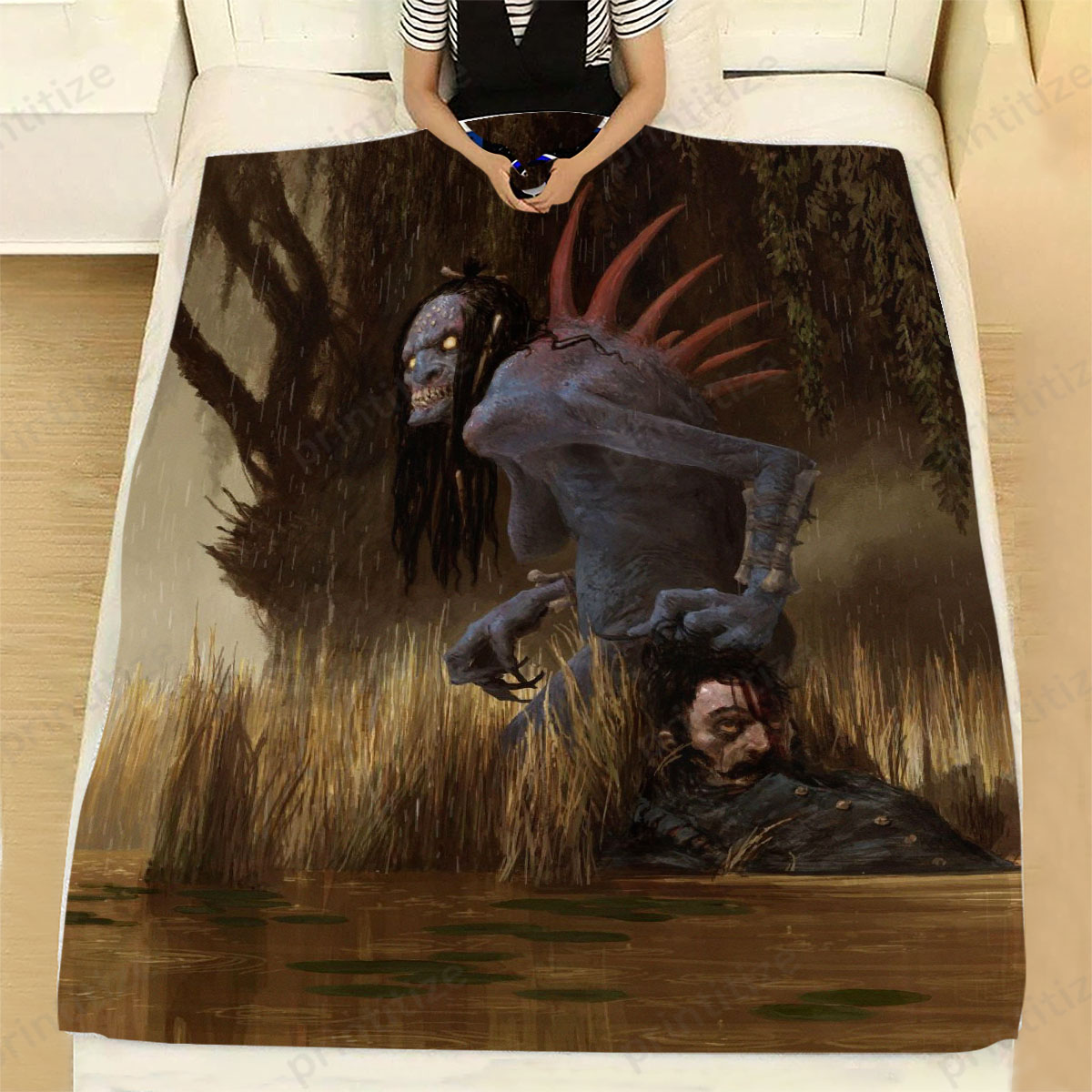 Gwent Abaya Fleece Blanket