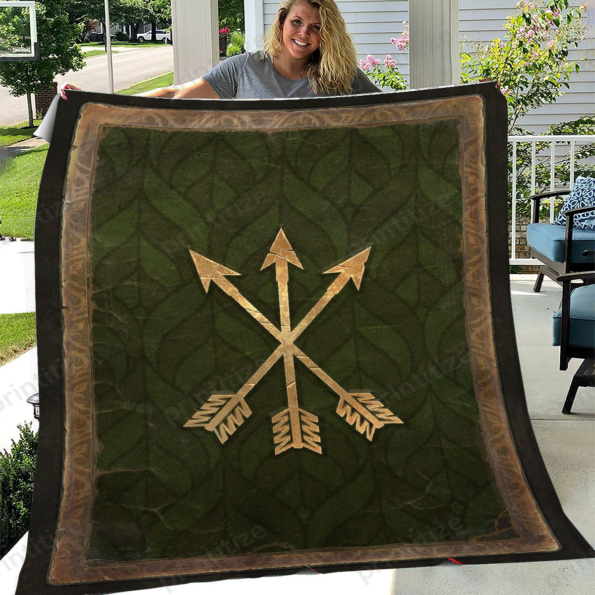 Gwent Arrows Fleece Blanket