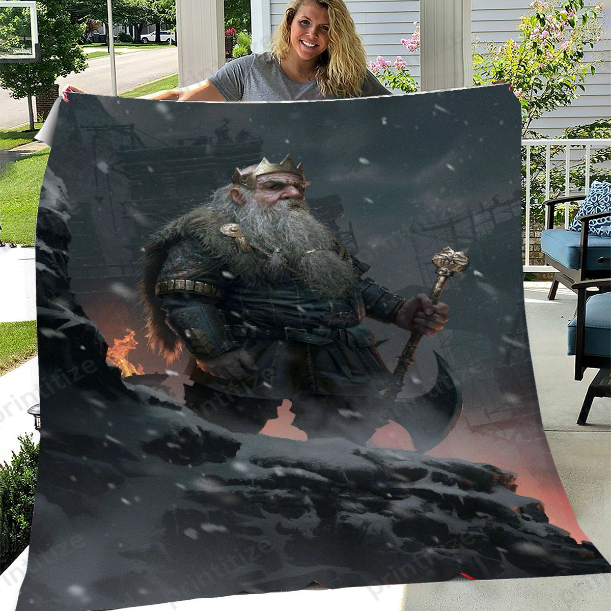 Gwent Brouver Hoog Fleece Blanket
