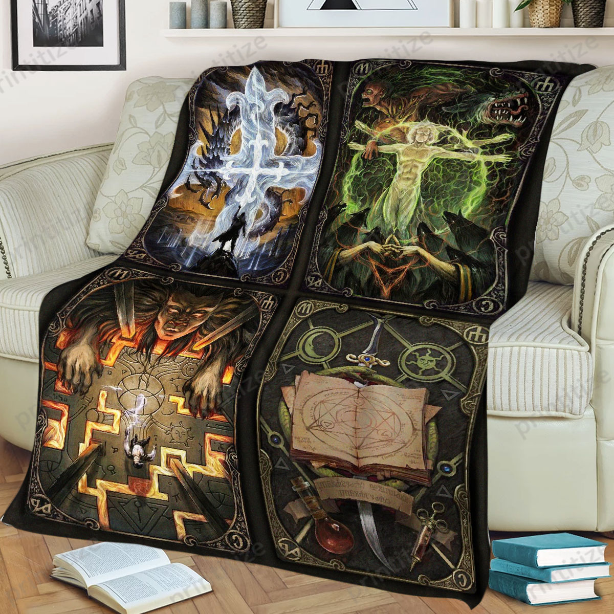 Gwent Card Set Fleece Blanket