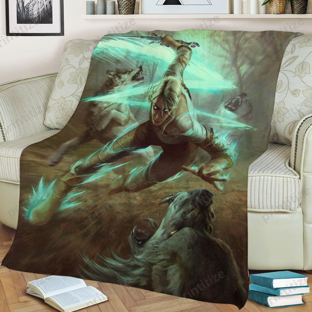 Gwent Ciri Blink Fleece Blanket