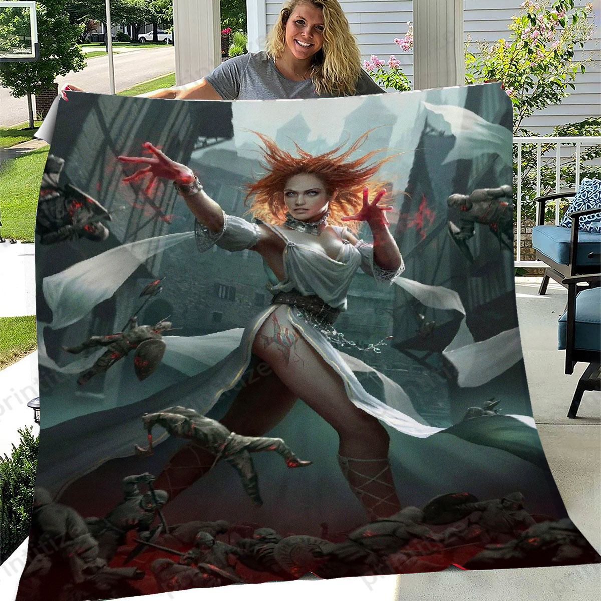 Gwent Coral Fleece Blanket