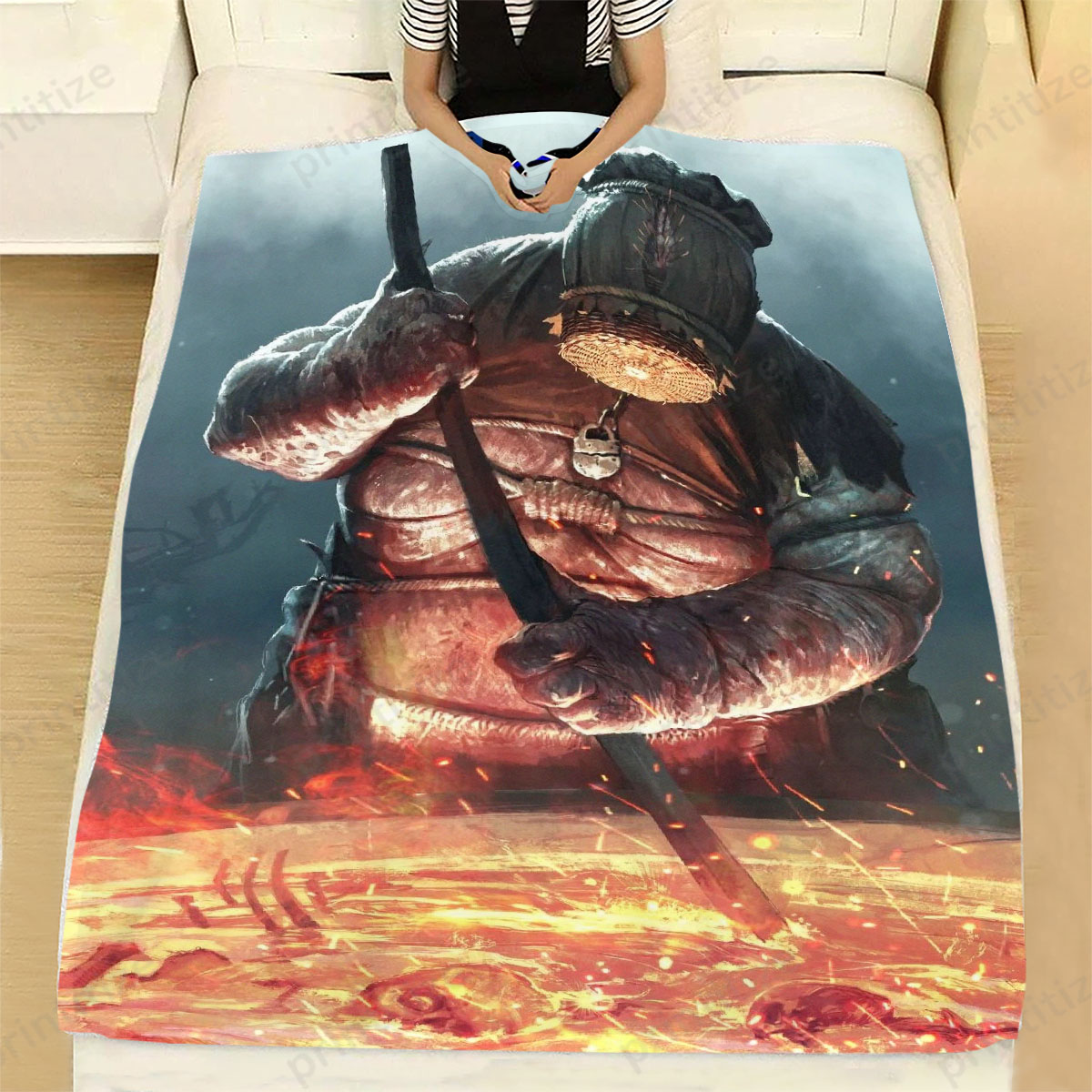 Gwent Crone Brewess Fleece Blanket