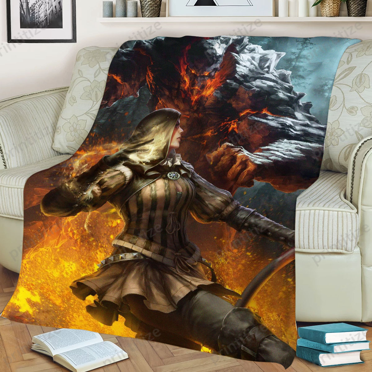 Gwent Cynthia Fleece Blanket