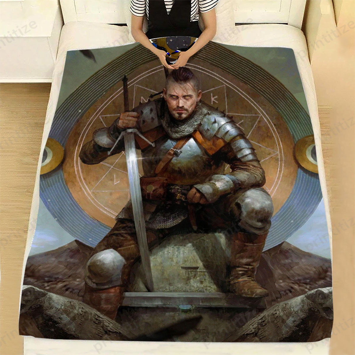 Gwent Erland Of Larvik Fleece Blanket