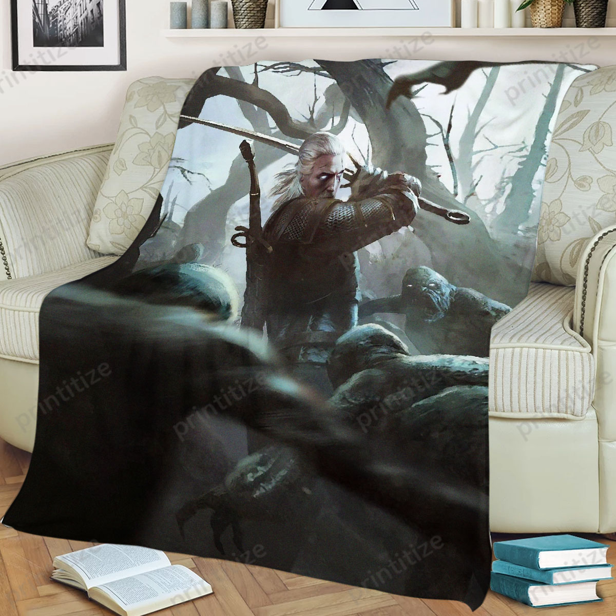 Gwent Geralt Swordmaster Fleece Blanket