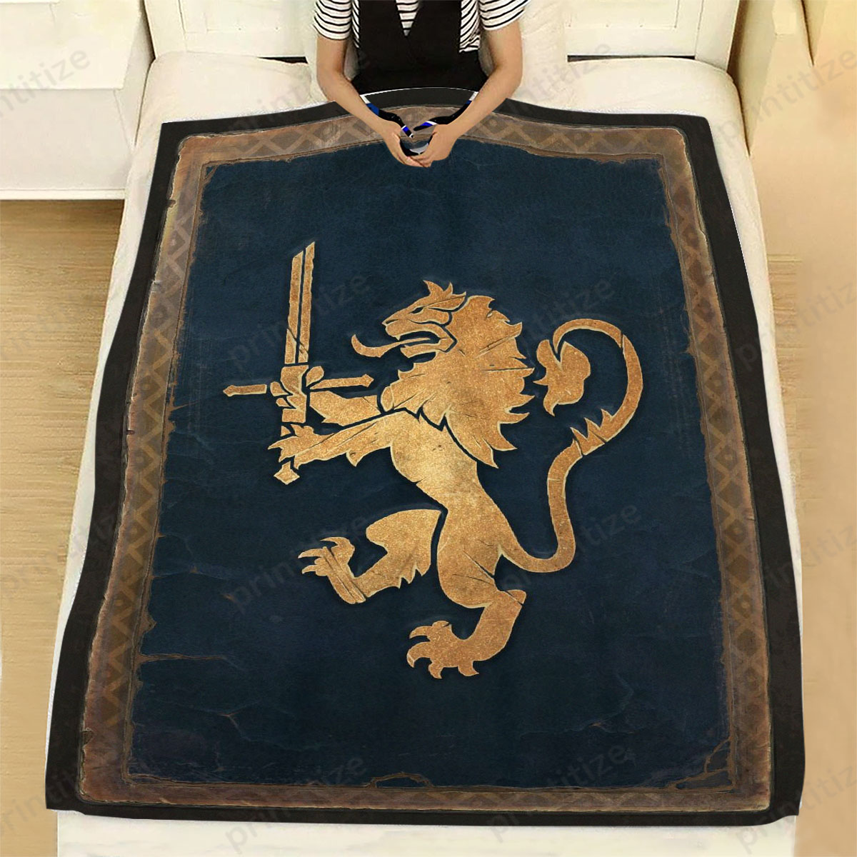 Gwent Griffon Fleece Blanket