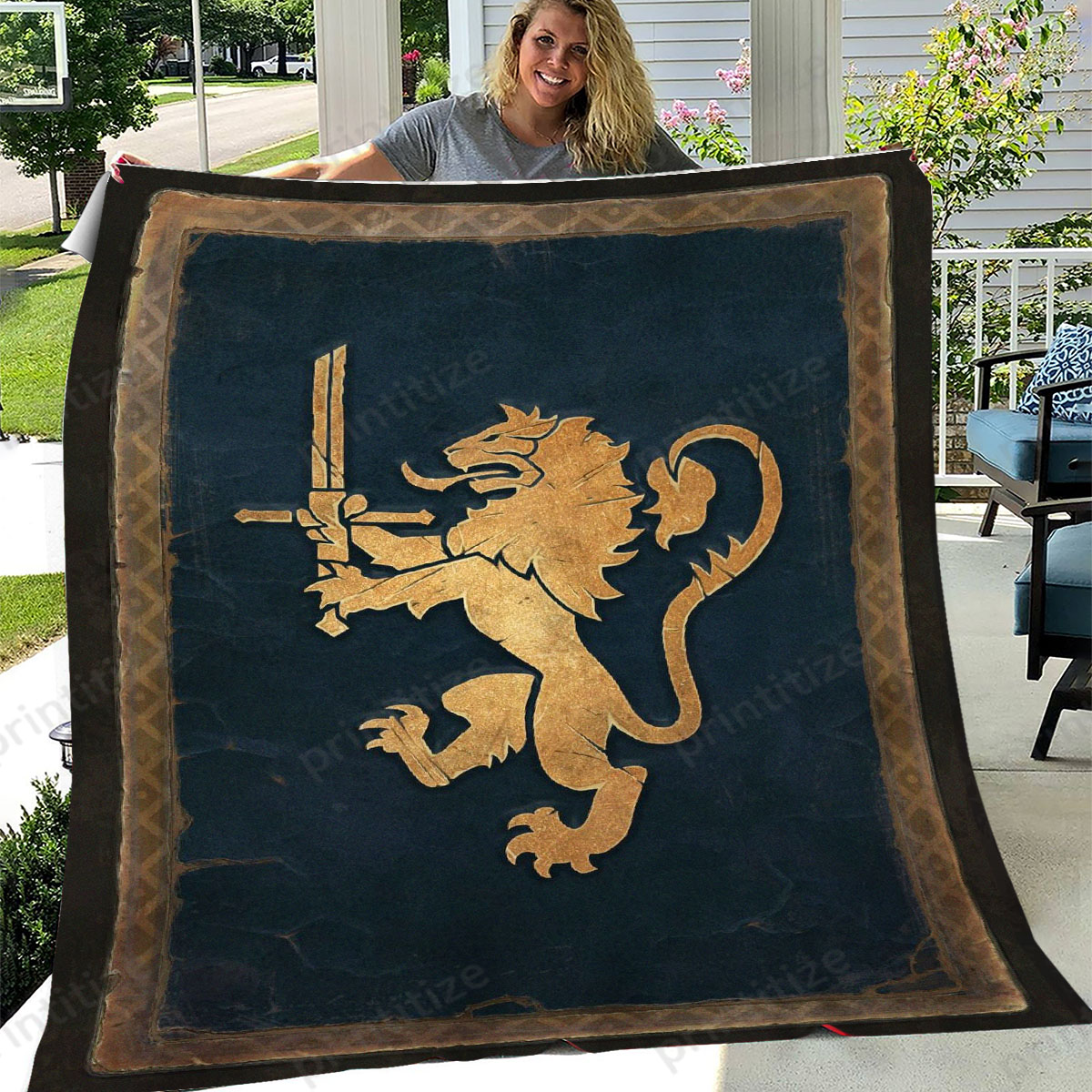 Gwent Griffon Fleece Blanket