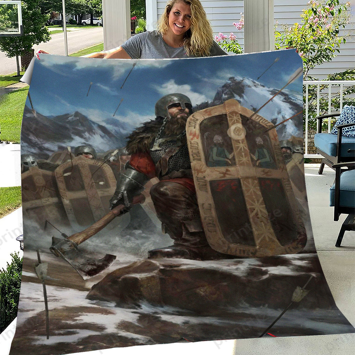 Gwent Mahakaman Defenders Fleece Blanket