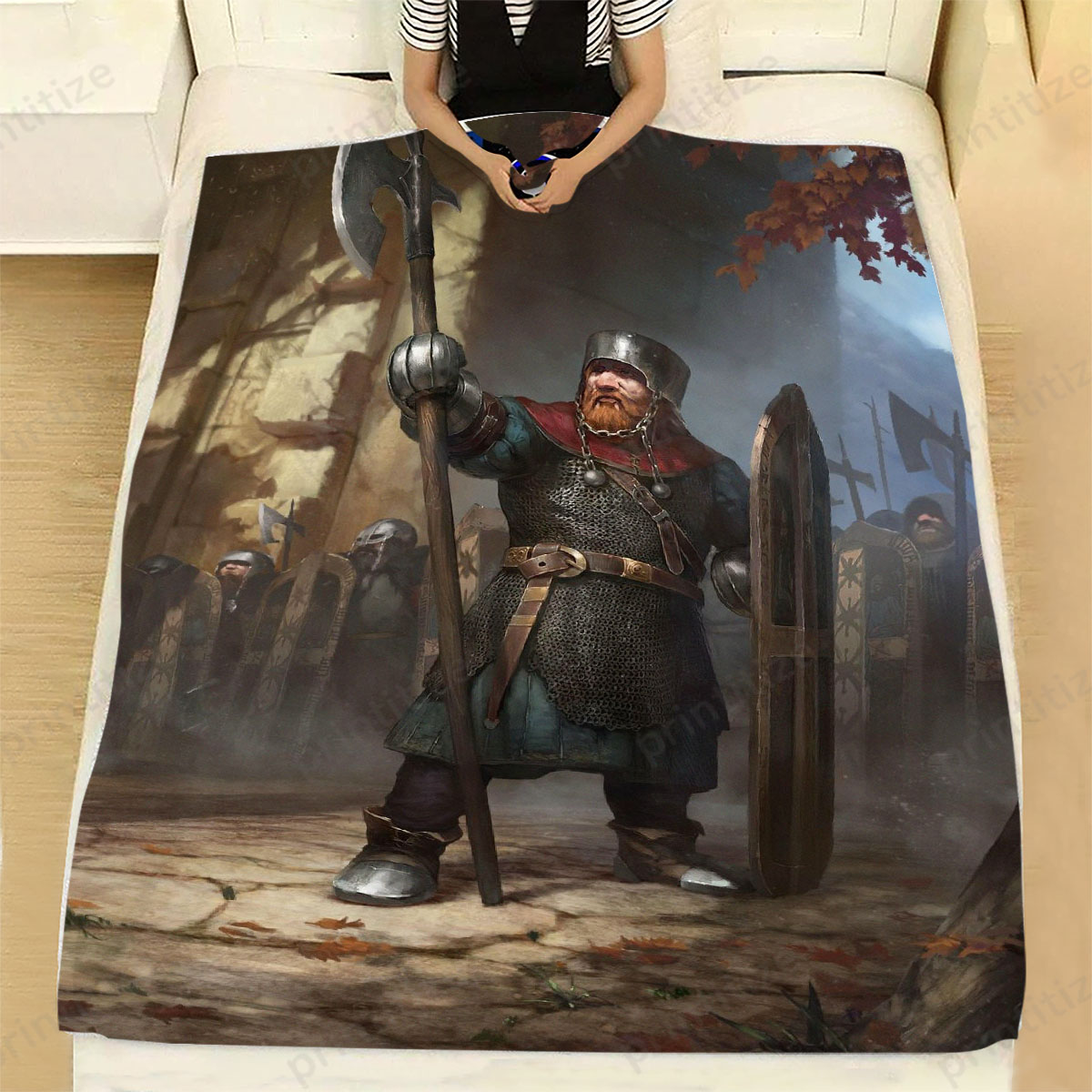 Gwent Mahakaman Guard Fleece Blanket