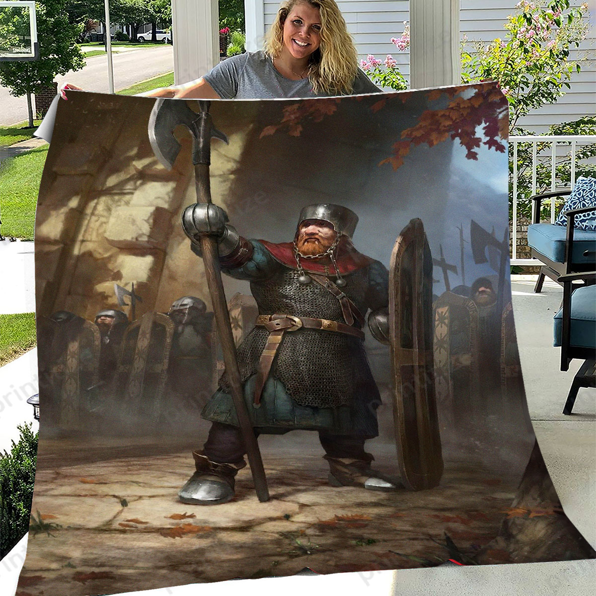Gwent Mahakaman Guard Fleece Blanket