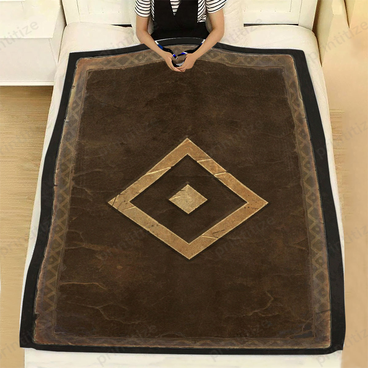 Gwent Square Fleece Blanket