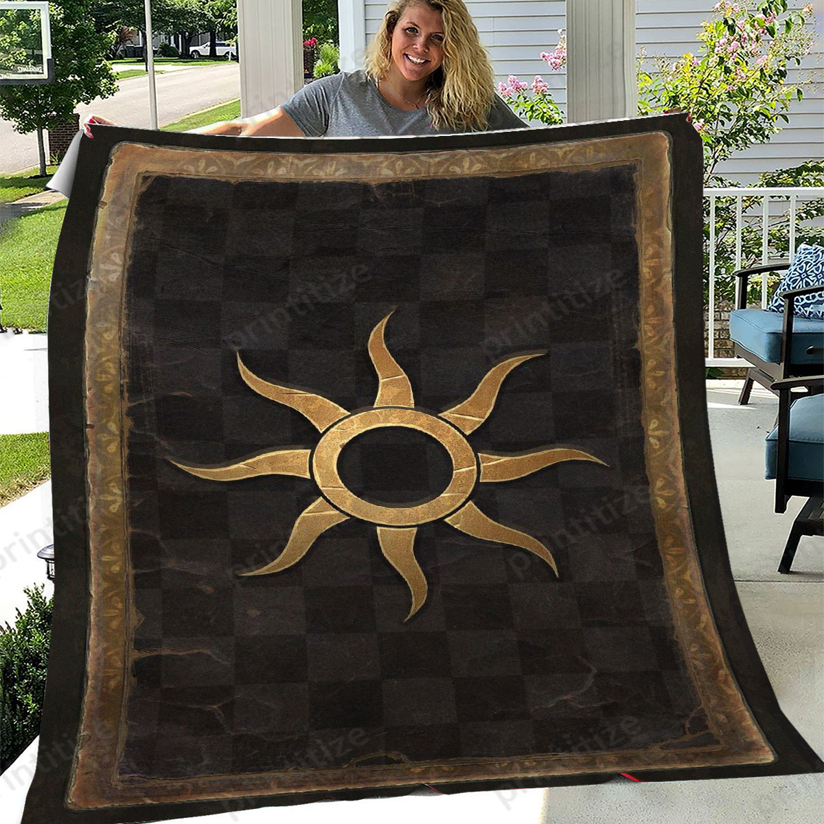 Gwent Sun Fleece Blanket