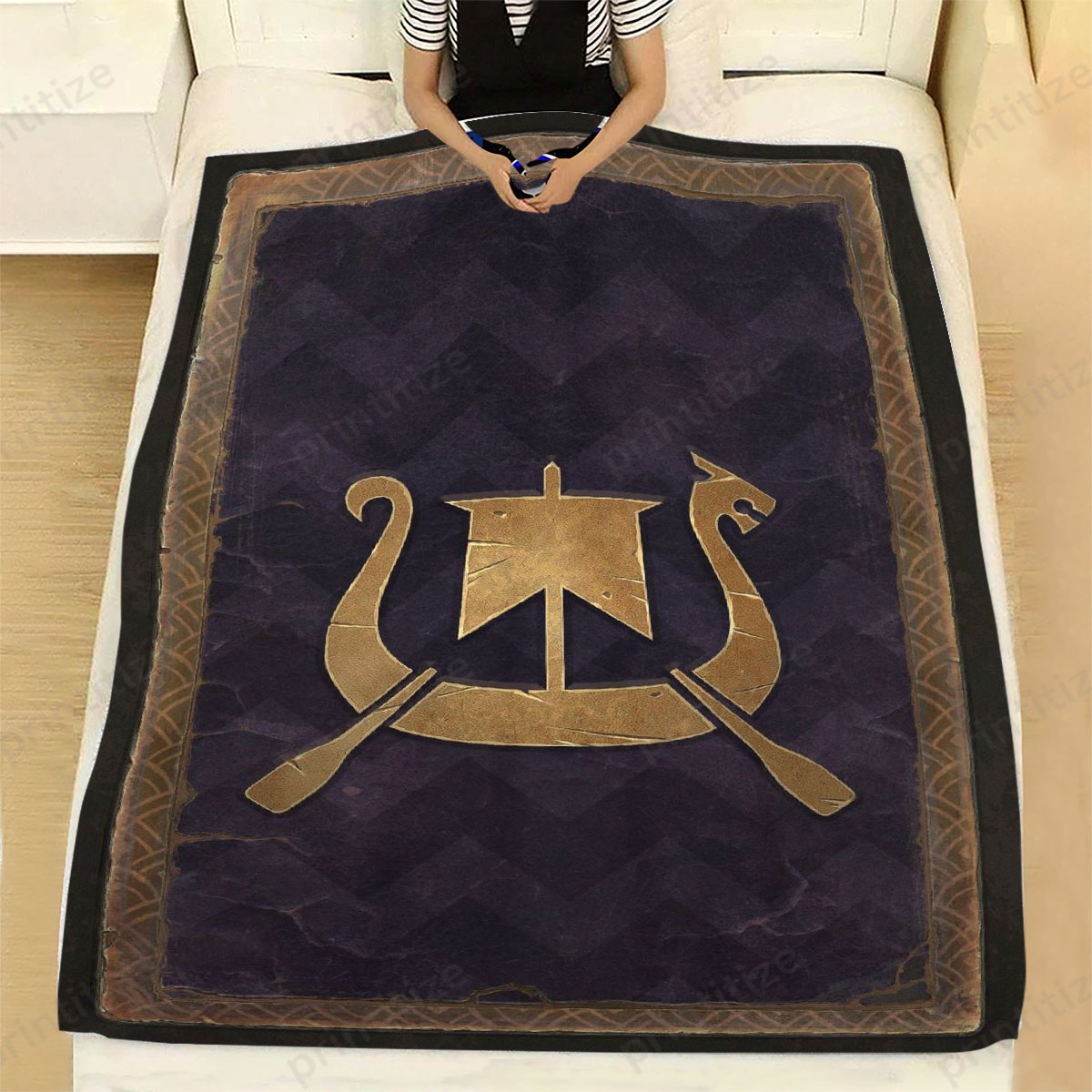 Gwent The Ship Fleece Blanket